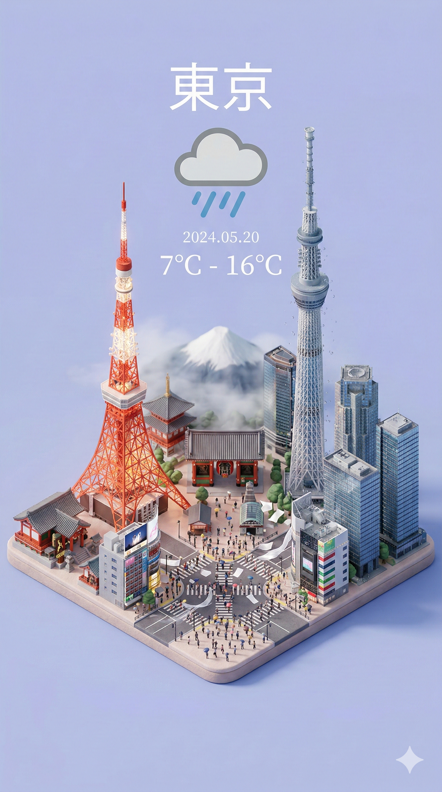Tokyo Isometric Miniature